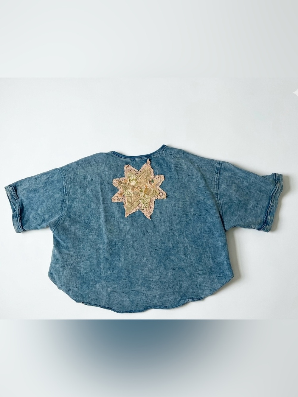 Oli & Hali Teal Star Appliqué Lounge Set - Picture 5 of 7